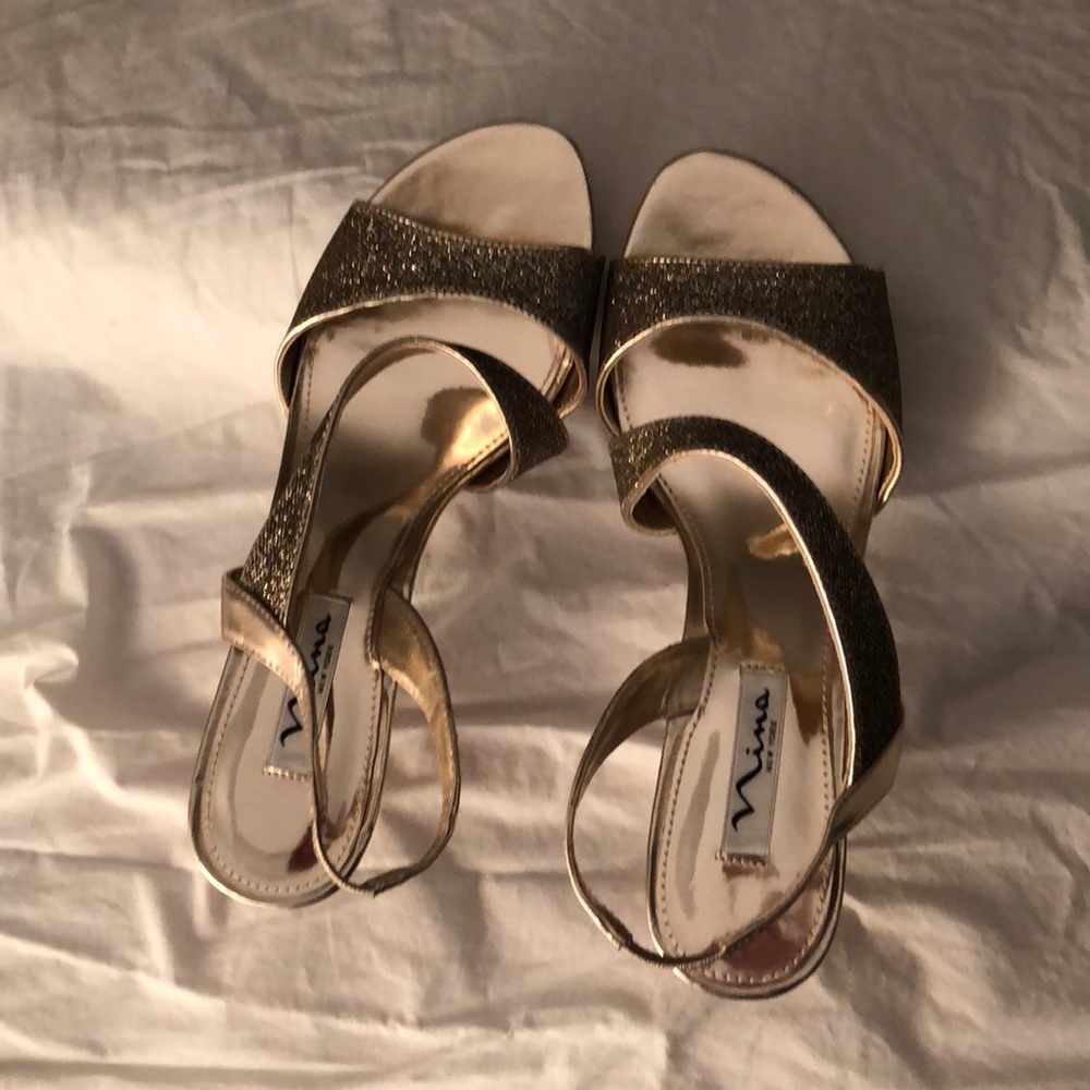 Cute gold shoes